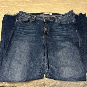 Flying Monkey Raw Hem Skinny Jeans Size 31